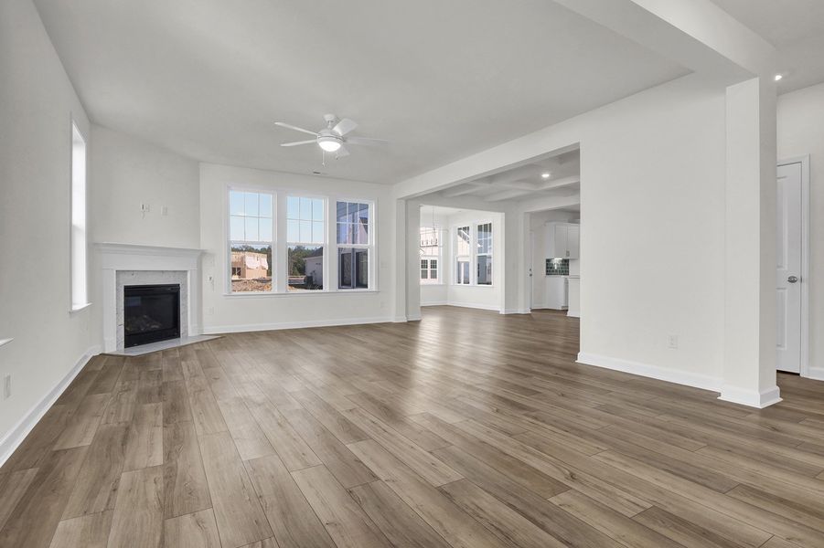 Spacious, unfurnished interior of a new home in Grand Park, Leland (Image 26).