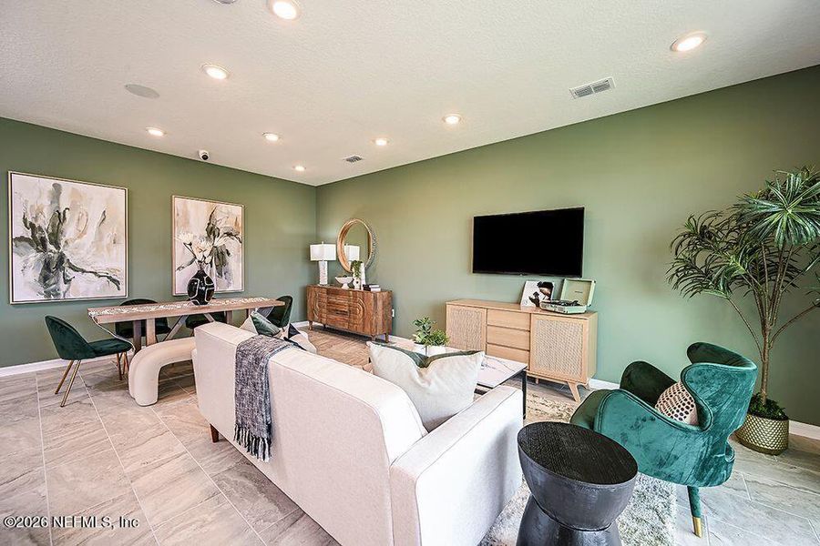 Furnished interior view inside a new home in , St. Augustine (Image 8).