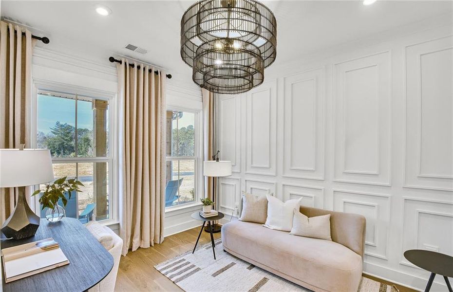 Furnished interior view inside a new home in Berkeley Mill, Cumming (Image 4).