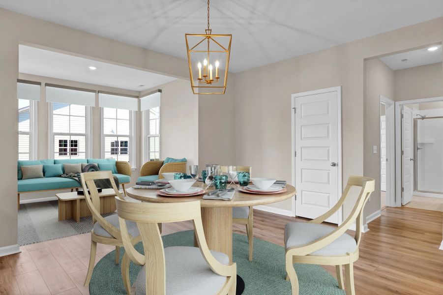 Representative furnished interior of a home built from the Edisto - Vanguard Collection by Mungo Homes in Grand Park, Leland (Image 5). Representative furnished interior of a home built from the Edisto - Vanguard Collection by Mungo Homes in Grand Park, Leland (Image 5).
