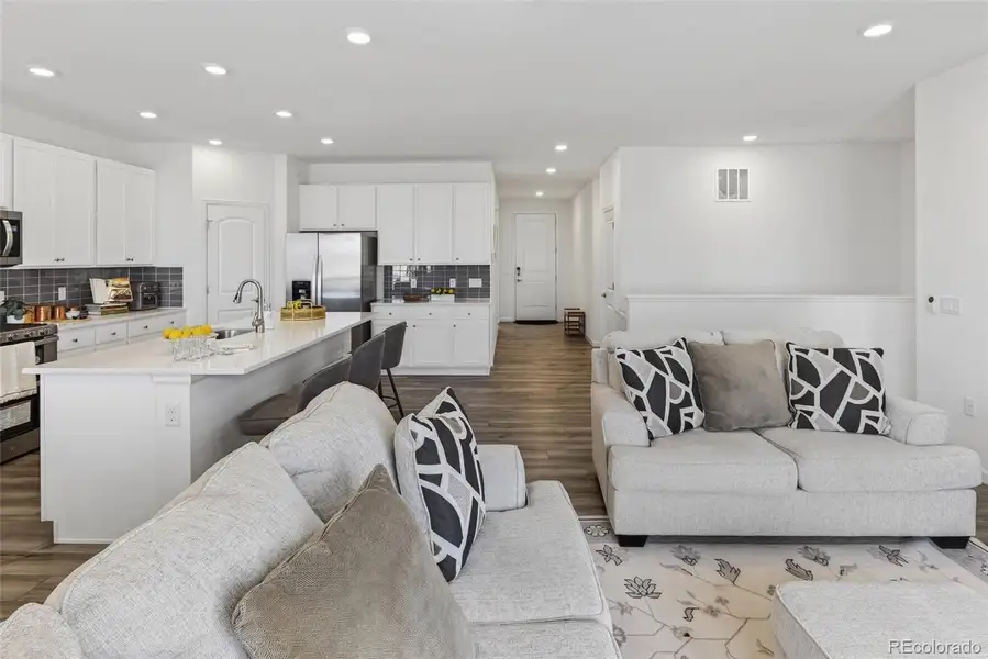 Furnished interior view inside a new home in Anthology North, Parker (Image 19).
