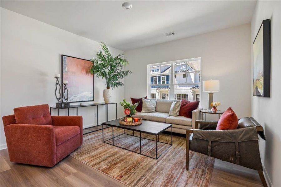 Furnished interior view inside a new home in , Conyers (Image 18).