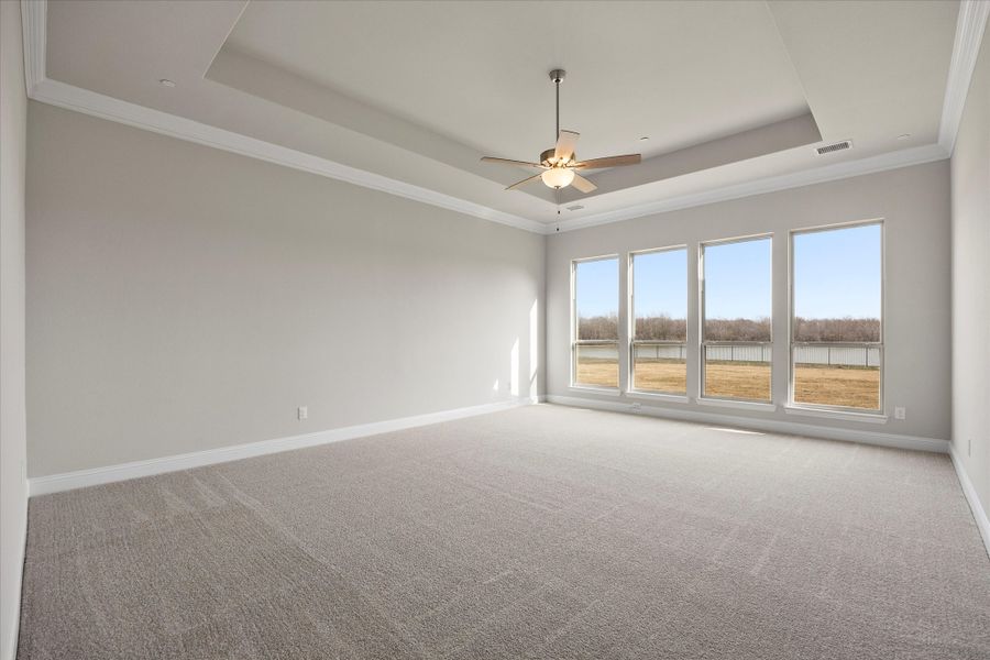 Representative unfurnished interior of a home built from the Riverdale by Windsor Homes in Ridge Pointe Estates, McLendon-Chisholm (Image 29).