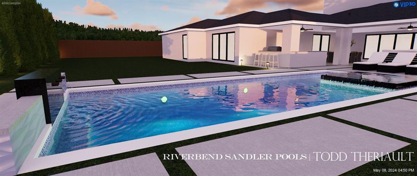 Exterior rendering of this home design in , Dallas, TX (Image 2).