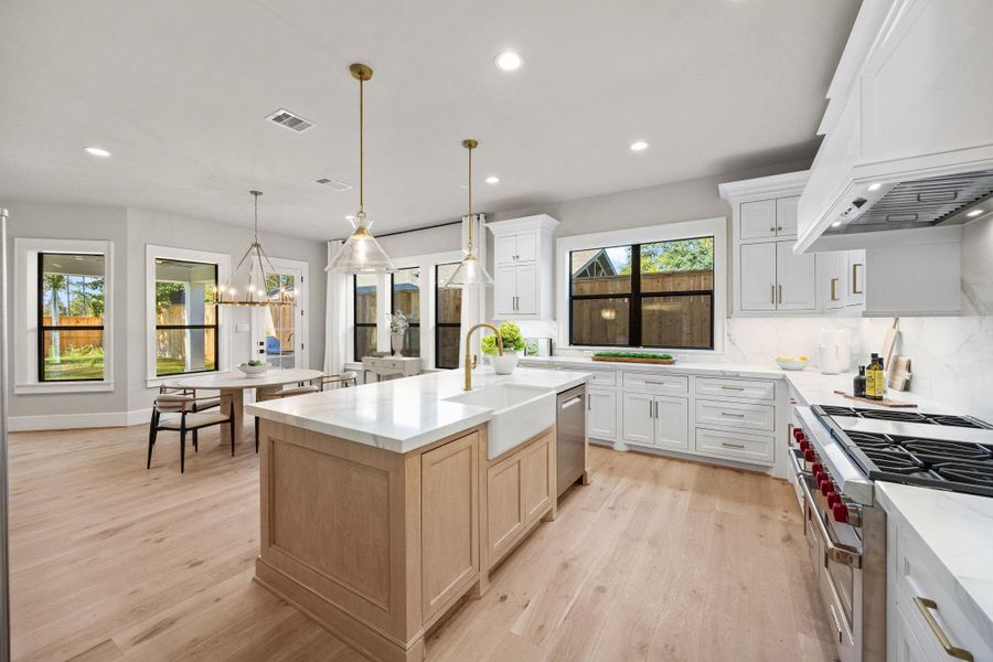 Furnished interior view inside a new home in , Houston (Image 8).