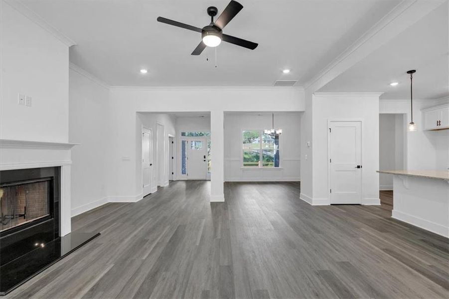 Spacious, unfurnished interior of a new home in Tuscany Hills, Douglasville (Image 32).