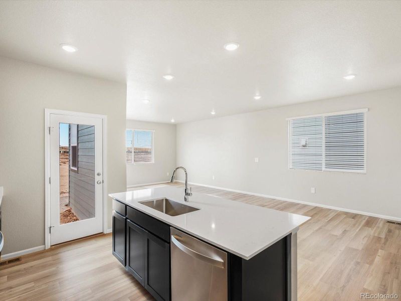 Furnished interior view inside a new home in Lake Bluff, Greeley (Image 9).