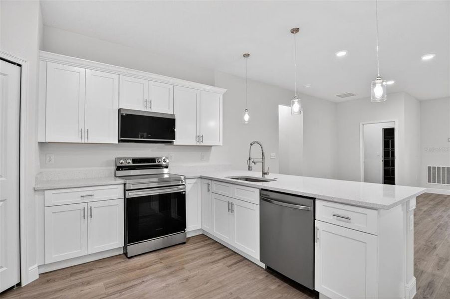 Furnished interior view inside a new home in , Citrus Springs (Image 10).