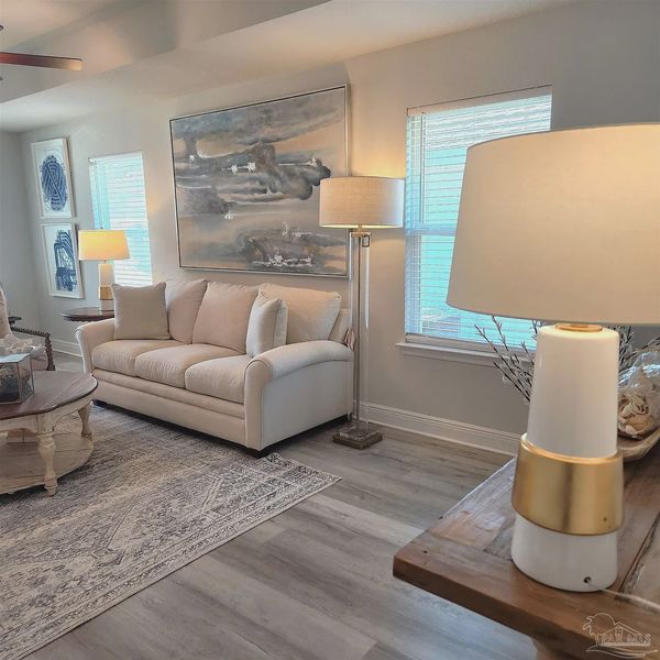 Furnished interior view inside a new home in Westpointe Place, Pensacola (Image 5). Furnished interior view inside a new home in Westpointe Place, Pensacola (Image 5).