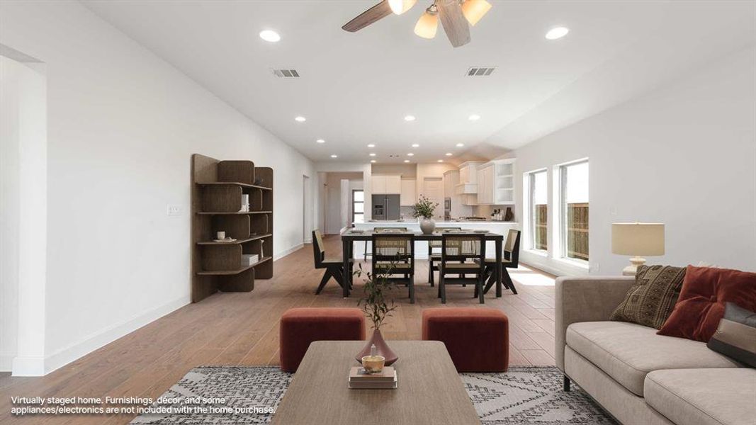 Furnished interior view inside a new home in Meraki, Forney (Image 3).