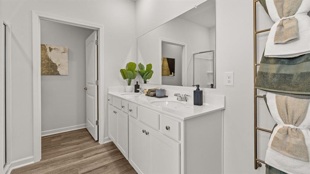 Furnished interior view inside a new home in Lost Creek, Dallas (Image 40).