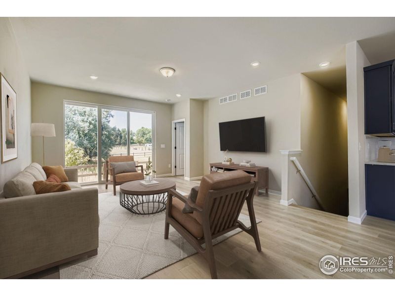 Furnished interior view inside a new home in Country Club Reserve, Fort Collins (Image 7).