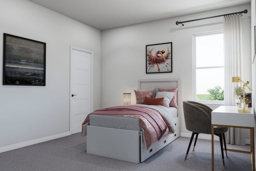 Furnished interior view inside a new home in Park Central, Georgetown (Image 13).