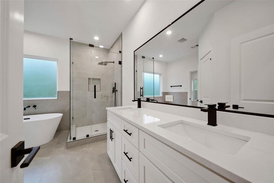 Furnished interior view inside a new home in , Houston (Image 12).