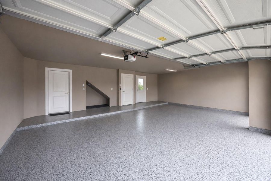 Middle door leads you upstairs to an additional 240 sqft of bonus space