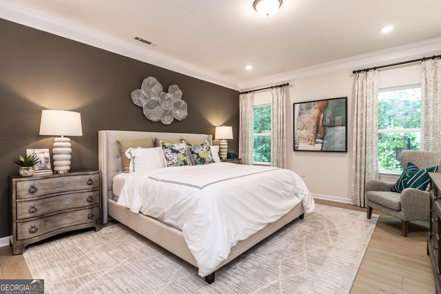 Furnished interior view inside a new home in Cobblestone Crossing Commons, Byron (Image 14).