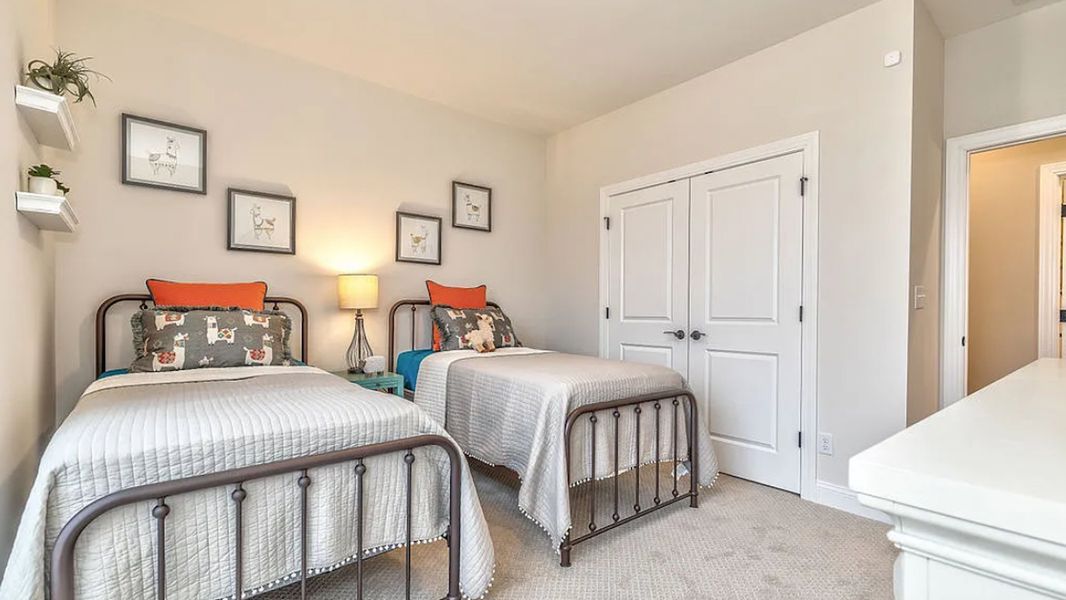 Representative furnished interior of a home built from the Promenade by Perfection Builders in The Courtyards at Oakland Hills, Louisville (Image 10).