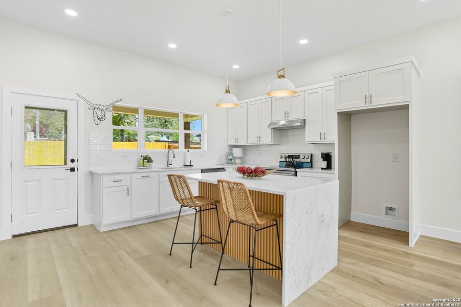 Furnished interior view inside a new home in , San Antonio (Image 8).