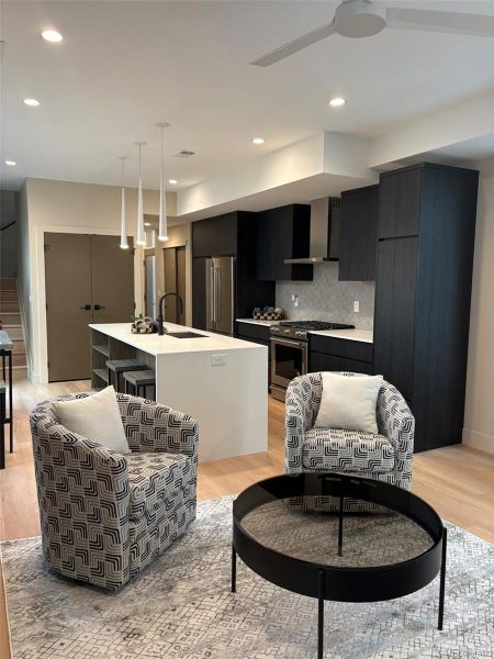 Furnished interior view inside a new home in , Denver (Image 9).