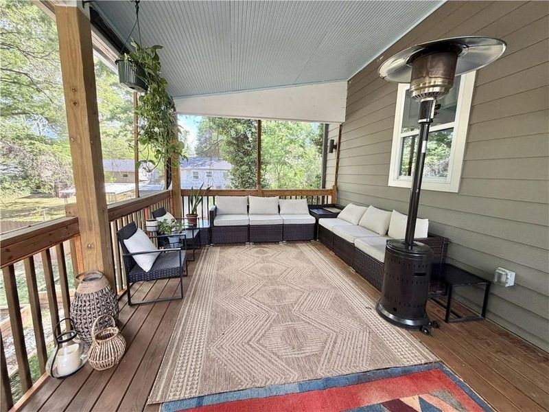Exterior details and patio area of a home in , Atlanta (Image 22).