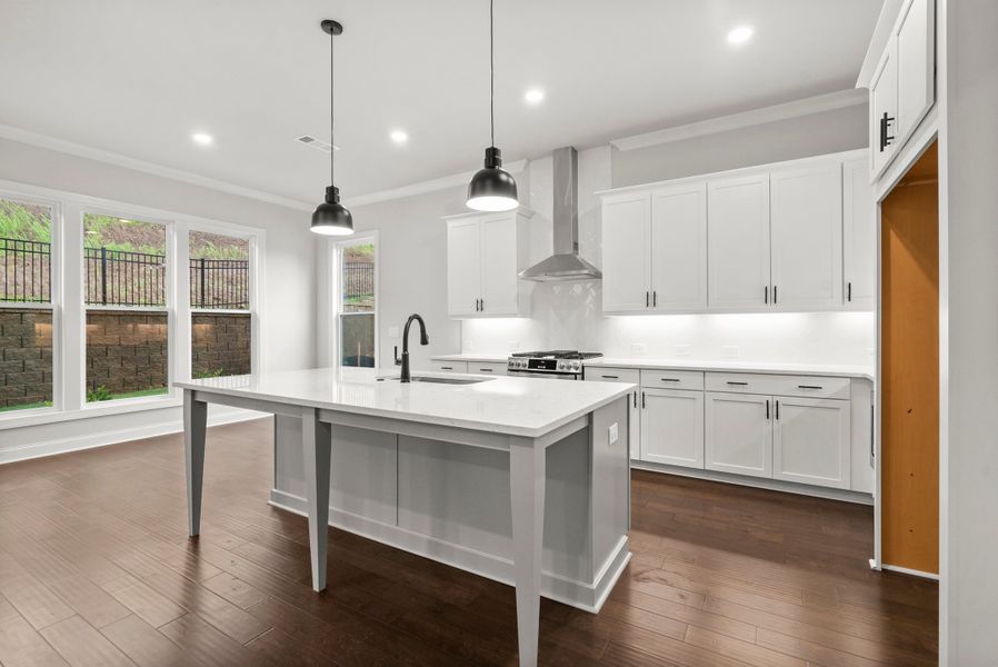 Representative furnished interior of a home built from the The Cameron by The Providence Group in Aberdeen, Hoschton (Image 11).
