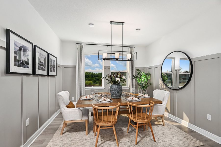 Furnished interior view inside a new home in Estates at Lake Jesup, Sanford (Image 5).