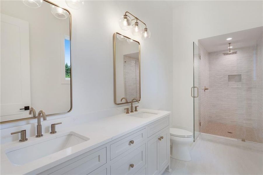 Furnished interior view inside a new home in , Alpharetta (Image 9).