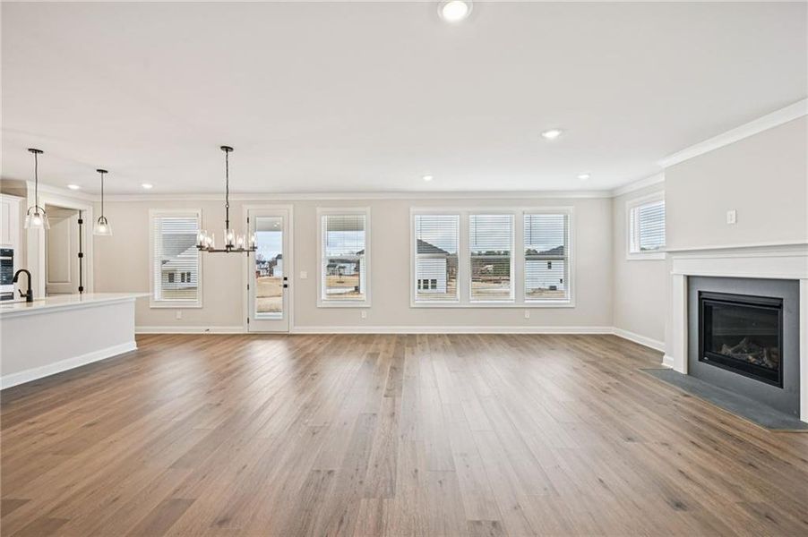 Spacious, unfurnished interior of a new home in River Pointe, Monroe (Image 47).