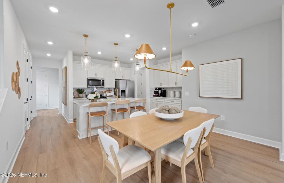 Furnished interior view inside a new home in Seminole Palms, Palm Coast (Image 13).