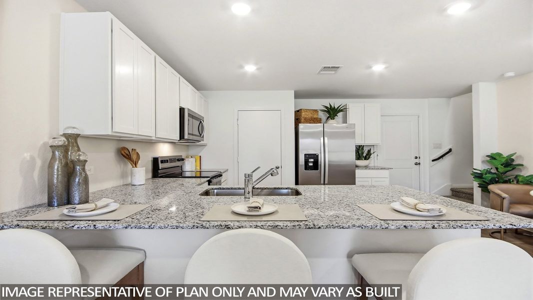 Furnished interior view inside a new home in Gemini, Splendora (Image 6).