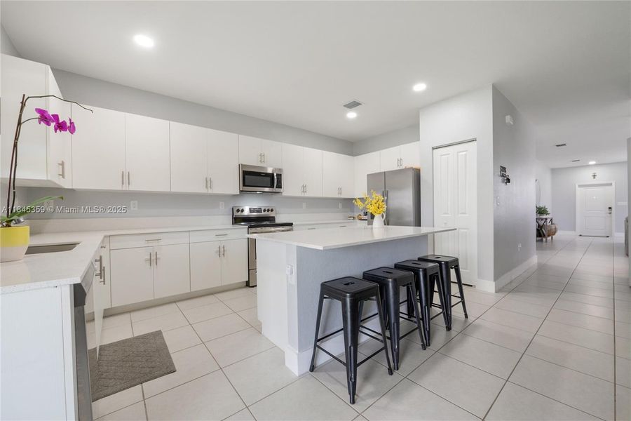 Furnished interior view inside a new home in , Miami (Image 3).