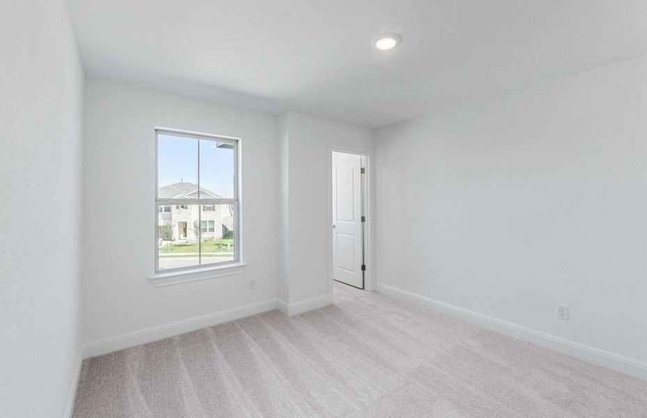 Spacious, unfurnished interior of a new home in Saddleback at Santa Rita Ranch, Liberty Hill (Image 47). Spacious, unfurnished interior of a new home in Saddleback at Santa Rita Ranch, Liberty Hill (Image 47).