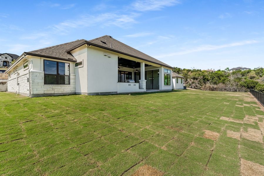 Representative exterior details of a home built from the Coronado I by Giddens Homes in Clearwater Ranch, Liberty Hill (Image 59).