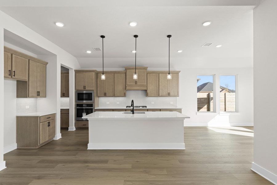 Furnished interior view inside a new home in Inspiration Collection 60 at Painted Tree, McKinney (Image 5). Furnished interior view inside a new home in Inspiration Collection 60 at Painted Tree, McKinney (Image 5).