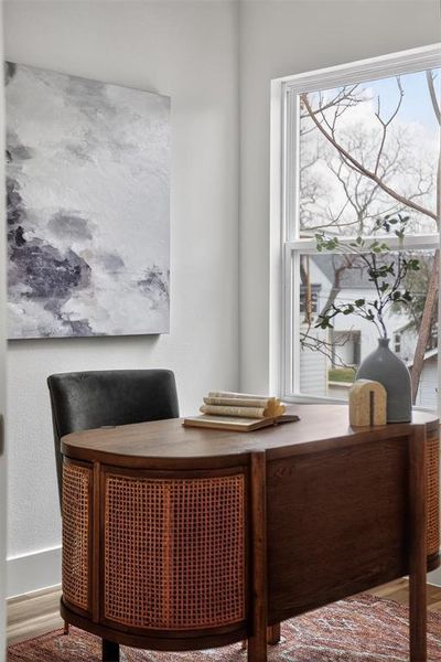 Furnished interior view inside a new home in , Dallas (Image 13).