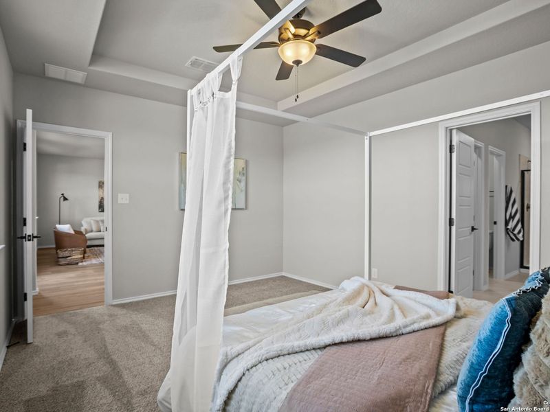 Furnished interior view inside a new home in Horizon Pointe, Converse (Image 30).