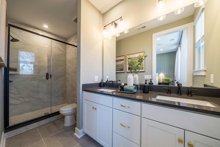 Furnished interior view inside a new home in Context at Oakhurst, Charlotte (Image 9).
