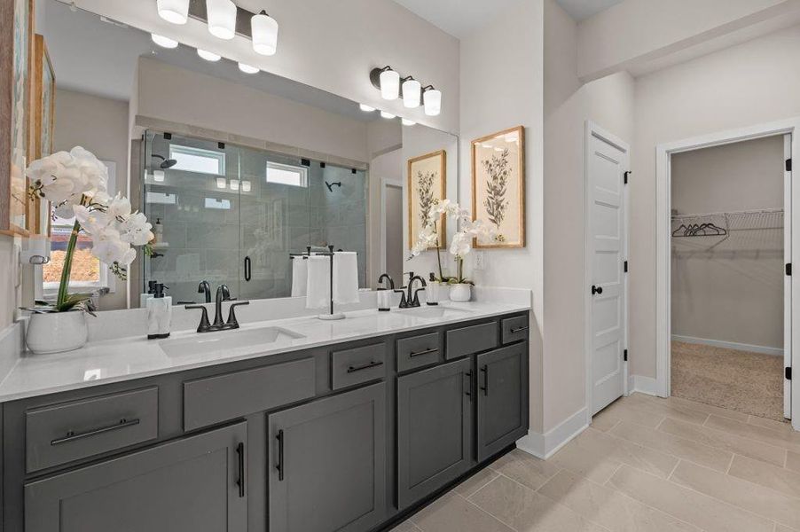 Furnished interior view inside a new home in Pinecrest Ridge, Dacula (Image 20).