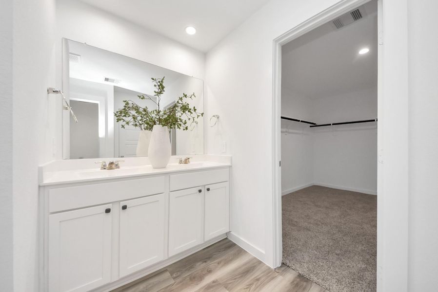 Furnished interior view inside a new home in , Houston (Image 24).