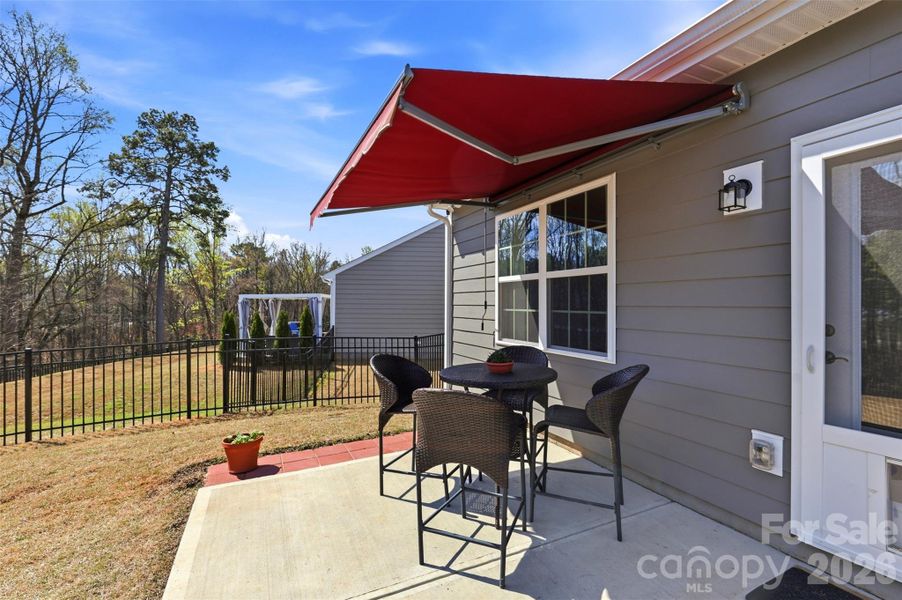 Exterior details and patio area of a home in , Fort Mill (Image 22).
