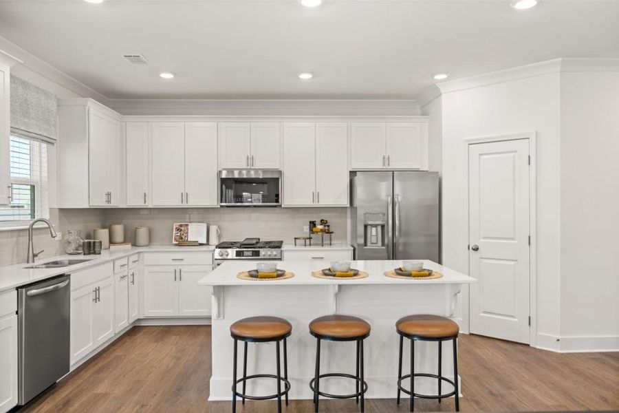 Furnished interior view inside a new home in Wellington Estates, Madison (Image 18).