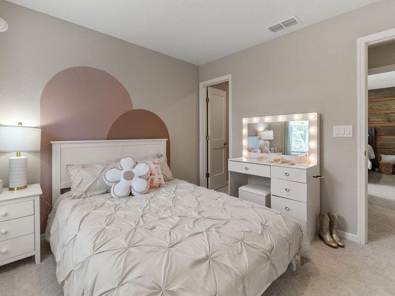 Secondary bedrooms provide space for everyone in your household - Birch townhome by Highland Homes