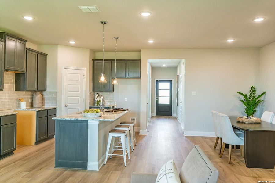 Furnished interior view inside a new home in Morgan Meadows, San Antonio (Image 6).