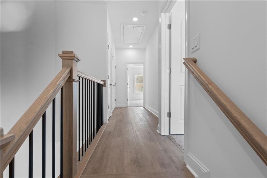 Spacious, unfurnished interior of a new home in Evanshire Townhomes, Duluth (Image 35).