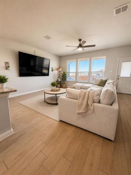 Furnished interior view inside a new home in Terra Trace, Fort Worth (Image 29).