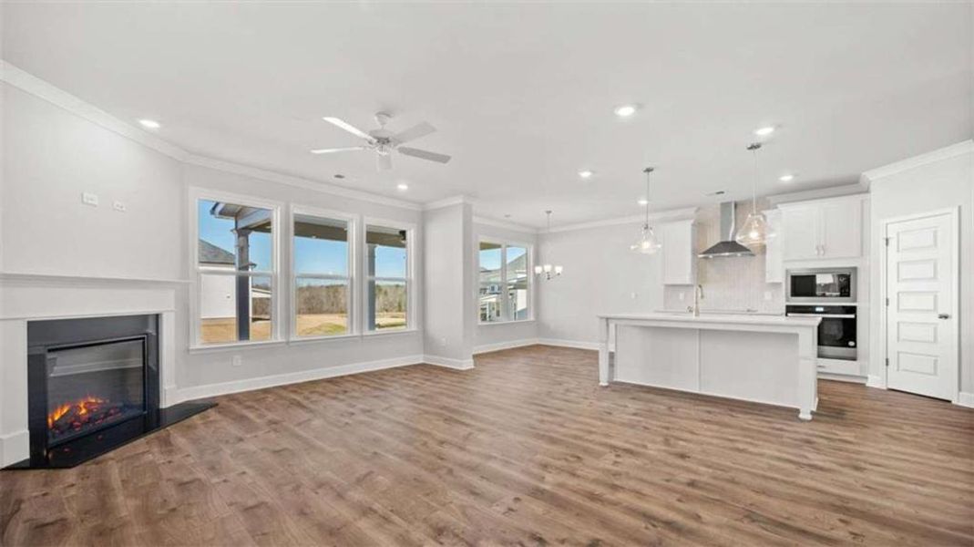 Spacious, unfurnished interior of a new home in Evergreen Crossing, Locust Grove (Image 20).