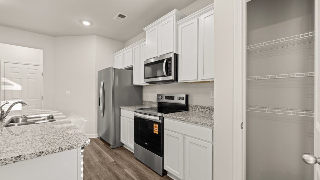 Furnished interior view inside a new home in Laurel Park Townhomes, Hephzibah (Image 8). Furnished interior view inside a new home in Laurel Park Townhomes, Hephzibah (Image 8).
