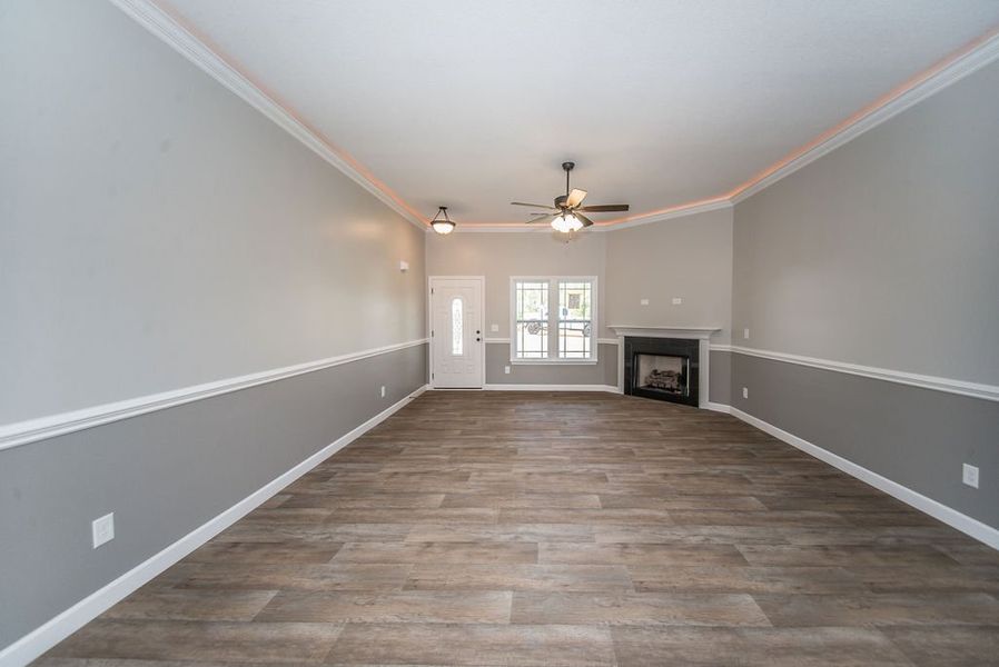 Representative unfurnished interior of a home built from the Archer by Enchanted Homes in Lonesome Dove, San Antonio (Image 26).