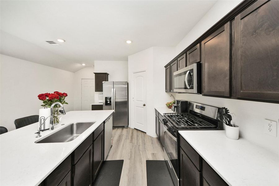 Furnished interior view inside a new home in , Houston (Image 13).