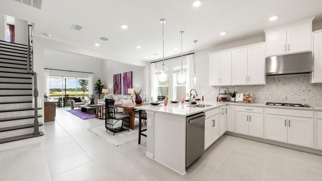 Furnished interior view inside a new home in Hillcrest, San Antonio (Image 6).